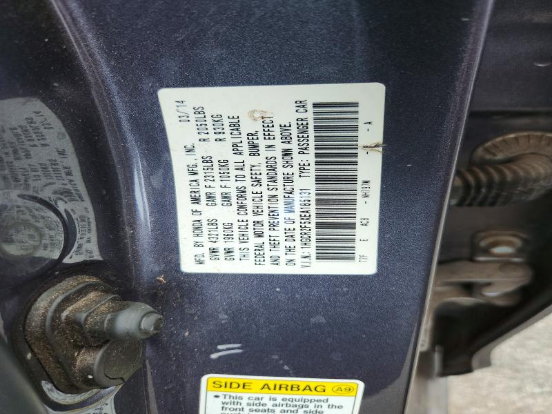 Aukcja sprzedaży 2014 Honda Accord, vin: 1HGCR2F5XEA185131, numer aukcji: 65057746