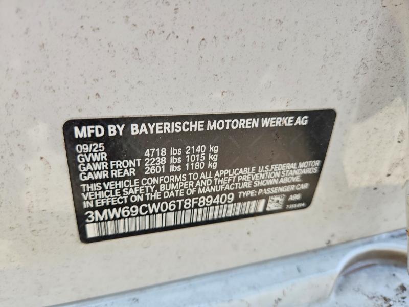 Aukcja sprzedaży 2026 Bmw 330i, vin: 3MW69CW06T8F89409, numer aukcji: 63786616