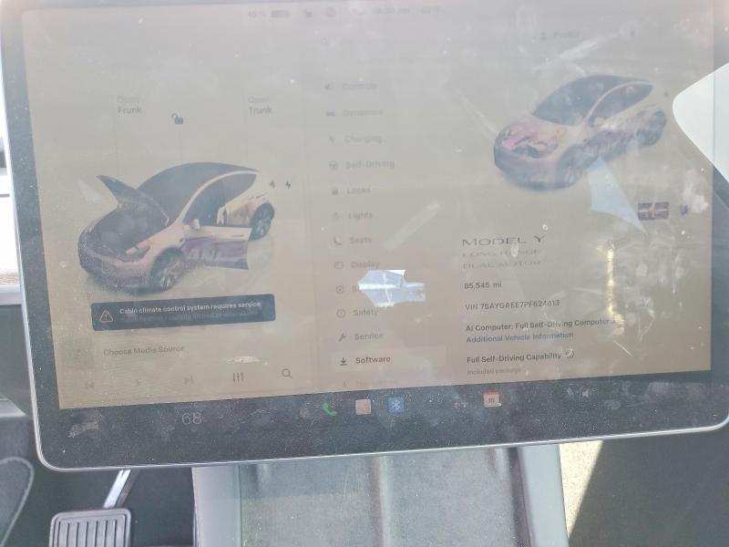 Aukcja sprzedaży 2023 Tesla Model Y, vin: 7SAYGAEE7PF624613, numer aukcji: 64467736