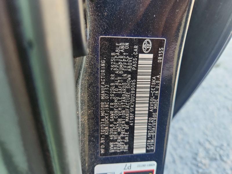 Продажа на аукционе авто 2013 Toyota Camry, vin: 4T1BF1FK7DU289085, номер лота: 66688646