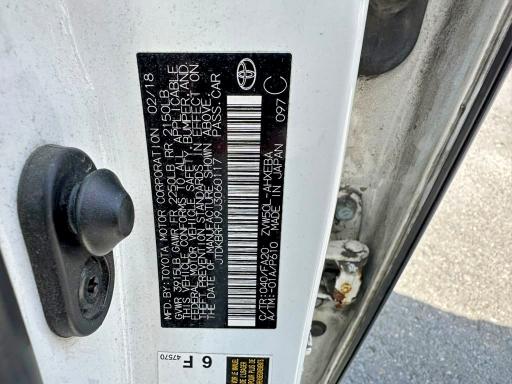 2018 Toyota Prius მანქანა იყიდება აუქციონზე, vin: JTDKBRFU9J3060117, აუქციონის ნომერი: 64795816