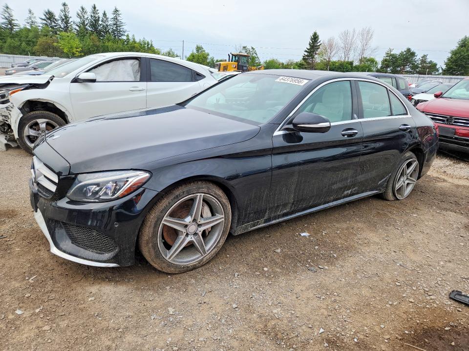 64376956 :رقم المزاد ، 55SWF4KB2FU077332 vin ، 2015 Mercedes-benz C مزاد بيع
