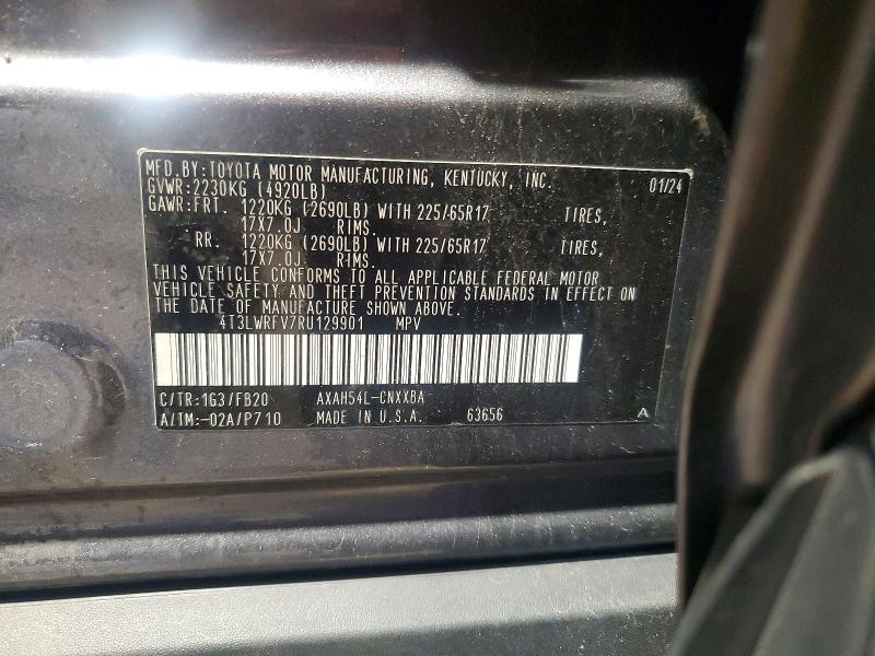 Aukcja sprzedaży 2024 Toyota Rav4, vin: 4T3LWRFV7RU129901, numer aukcji: 63947176
