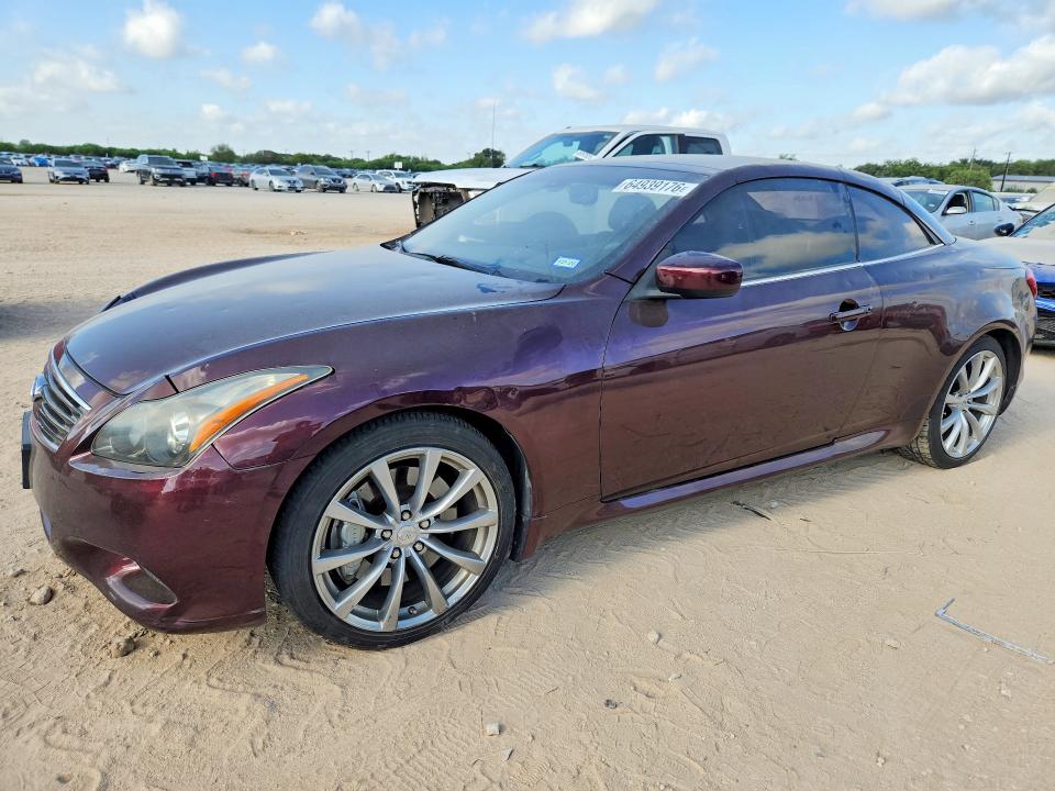 64939176 :رقم المزاد ، JNKCV66E19M724983 vin ، 2009 Infiniti G37 Convertible مزاد بيع