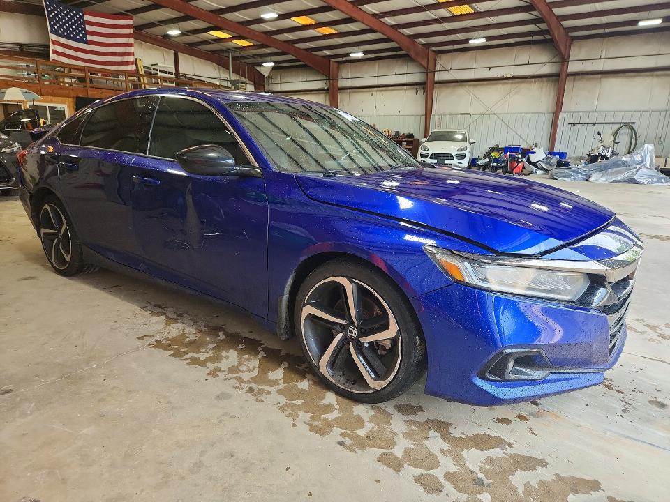 Auction sale of the 2021 Honda Accord, vin: 1HGCV2F30MA004501, lot number: 64596066