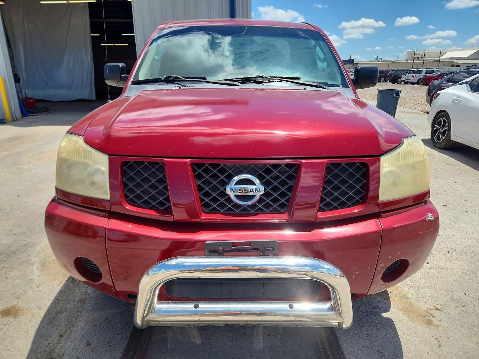 2005 Nissan Titan მანქანა იყიდება აუქციონზე, vin: 1N6BA06A45N523776, აუქციონის ნომერი: 64600566