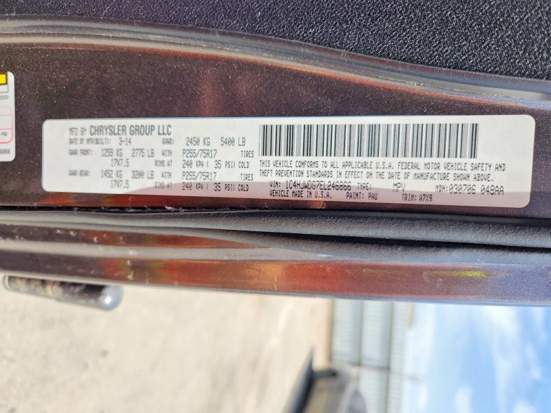 Продаж на аукціоні авто 2014 Jeep Wrangler Unlimited, vin: 1C4HJWDG7EL246866, номер лоту: 65059276