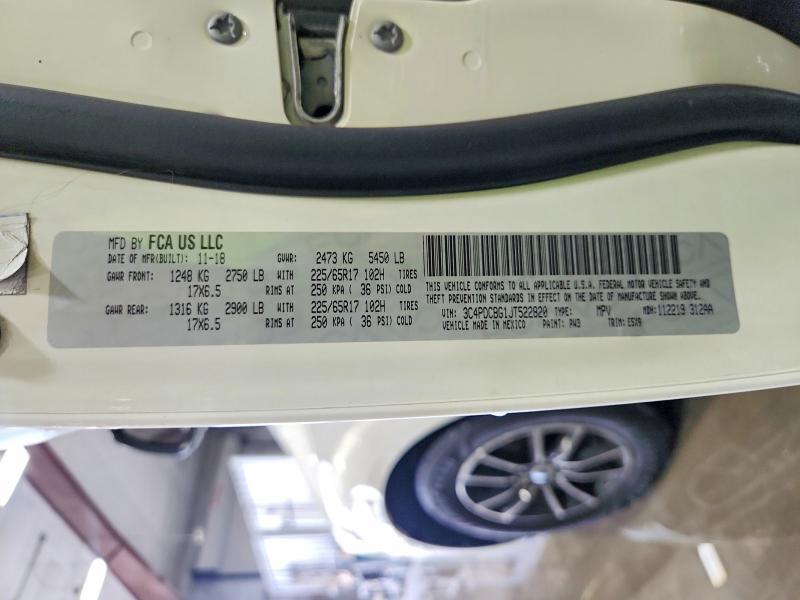 Aukcja sprzedaży 2018 Dodge Journey, vin: 3C4PDCBG1JT522820, numer aukcji: 64895746