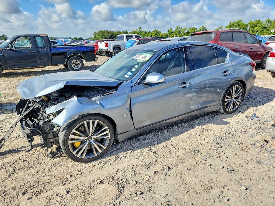 2018 Infiniti Q50 მანქანა იყიდება აუქციონზე, vin: JN1EV7AP8JM352025, აუქციონის ნომერი: 65131306