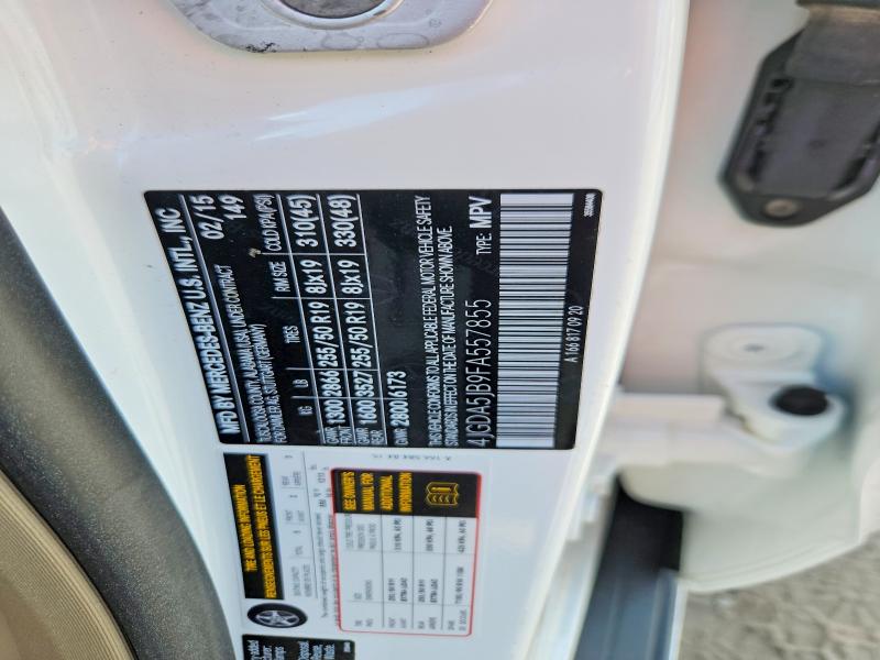 Продаж на аукціоні авто 2015 Mercedes-benz Ml, vin: 4JGDA5JB9FA557855, номер лоту: 64585926