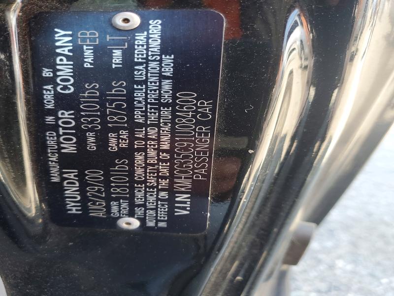 Продаж на аукціоні авто 2001 Hyundai Accent, vin: KMHCG35C91U084600, номер лоту: 65868316