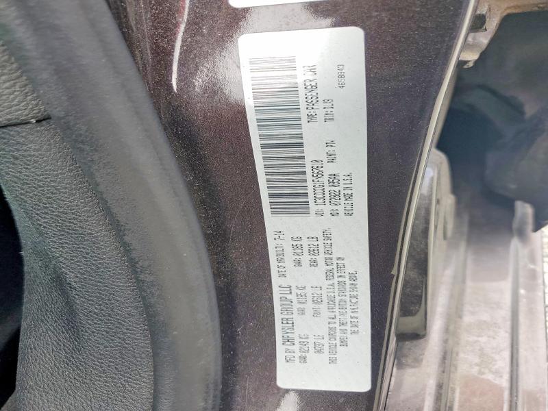 62810576 :رقم المزاد ، 1C3CCCCG1FN567610 vin ، 2015 Chrysler 200 مزاد بيع
