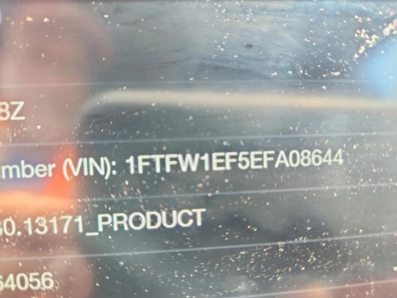 Продаж на аукціоні авто 2014 Ford F150, vin: 1FTFW1EF5EFA08644, номер лоту: 64840316