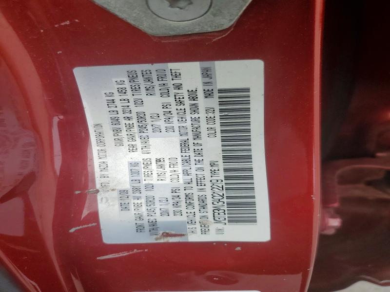 Aukcja sprzedaży 2010 Mazda Cx-9, vin: JM3TB3MV3A0212219, numer aukcji: 64245446