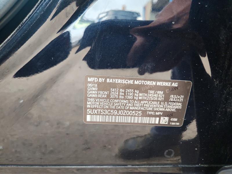 Aukcja sprzedaży 2018 Bmw X3, vin: 5UXTS3C59J0Z00525, numer aukcji: 66258106