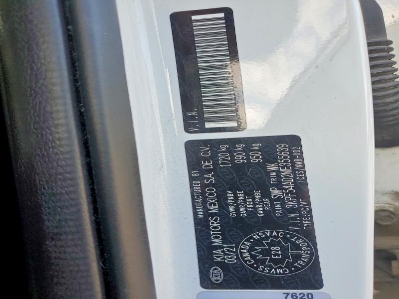 Продажа на аукционе авто 2021 Kia Forte, vin: 3KPF54AD2ME355639, номер лота: 65121996