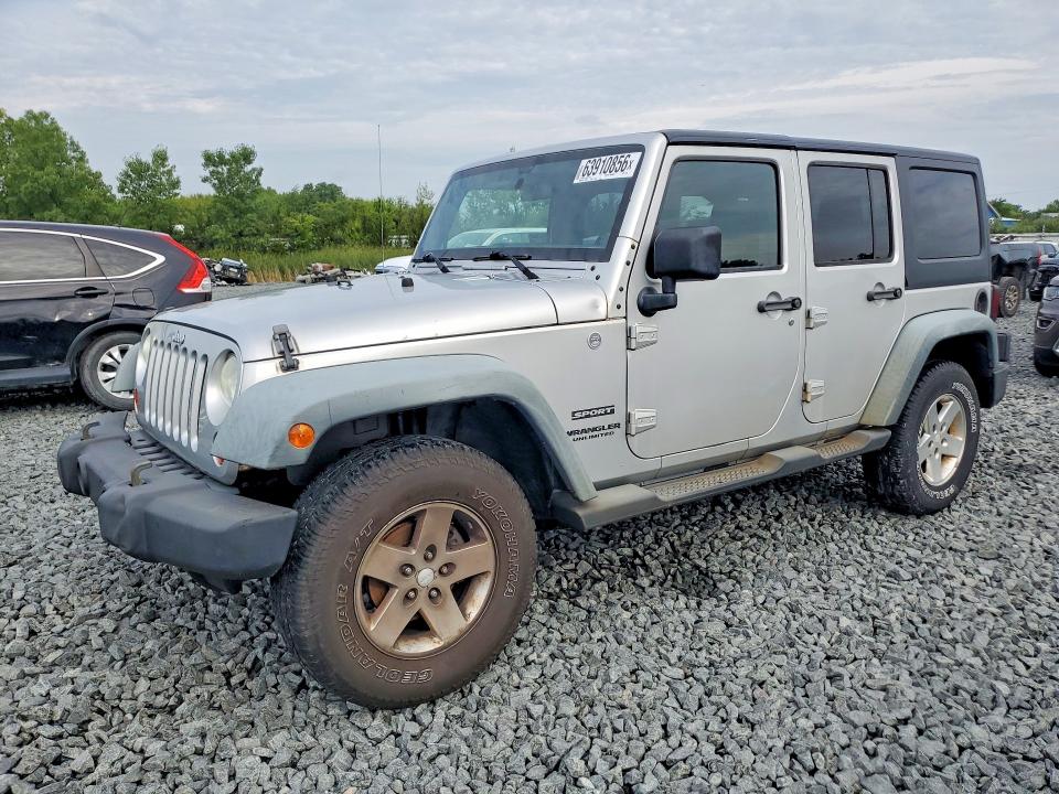 2011 Jeep Wrangler Unlimited მანქანა იყიდება აუქციონზე, vin: 1J4BA3H10BL512924, აუქციონის ნომერი: 63910856