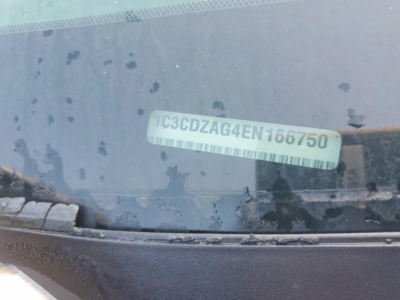 63518376 :رقم المزاد ، 1C3CDZAG4EN166750 vin ، 2014 Dodge Avenger مزاد بيع
