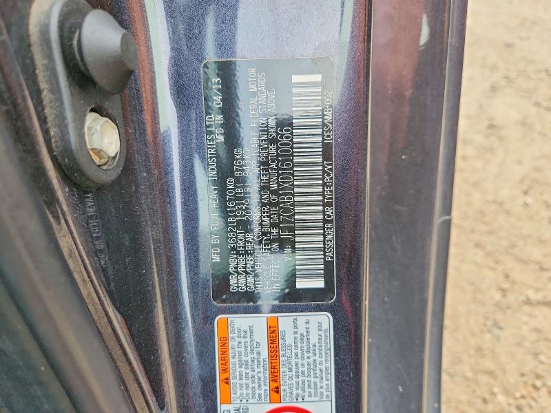 Продаж на аукціоні авто 2013 Subaru Brz, vin: JF1ZCAB1XD1610066, номер лоту: 66144086