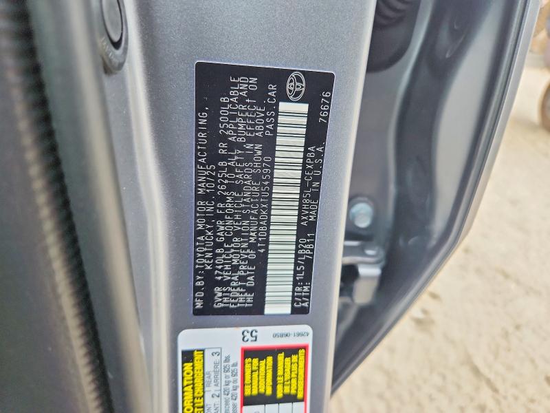 Продаж на аукціоні авто 2026 Toyota Camry, vin: 4T1DBADKXTU545970, номер лоту: 66960616