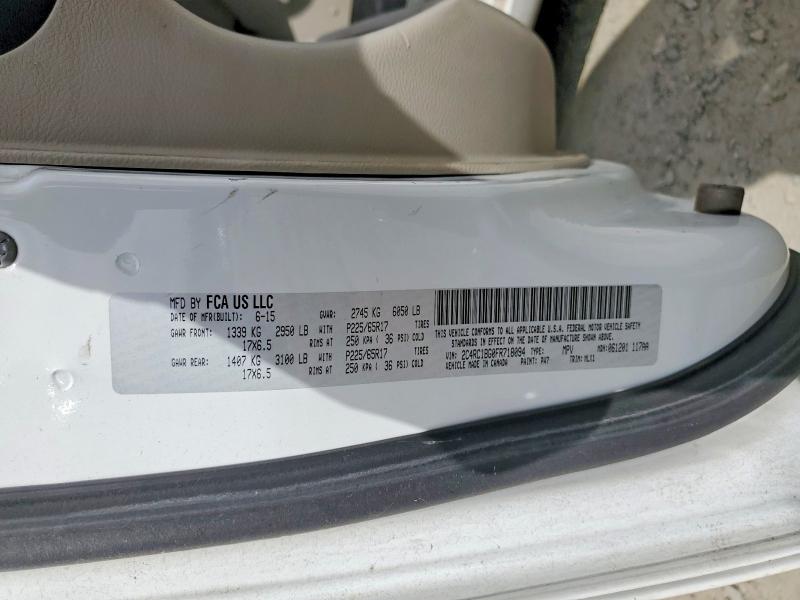 66190196 :رقم المزاد ، 2C4RC1BG0FR718094 vin ، 2015 Chrysler Town & Country مزاد بيع