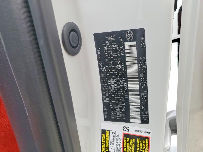 Продажа на аукционе авто 2026 Toyota Camry, vin: 4T1DAACK7TU312911, номер лота: 67198056