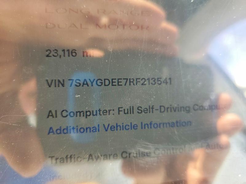 65627456 :رقم المزاد ، 7SAYGDEE7RF213541 vin ، 2024 Tesla Model Y مزاد بيع