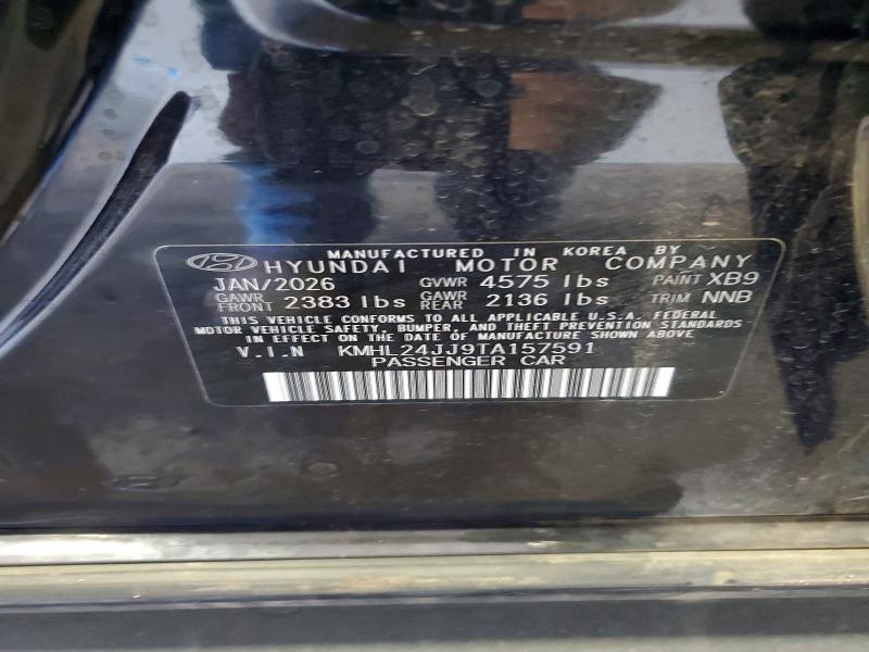 Продаж на аукціоні авто 2026 Hyundai Sonata Hybrid, vin: KMHL24JJ9TA157591, номер лоту: 64017046