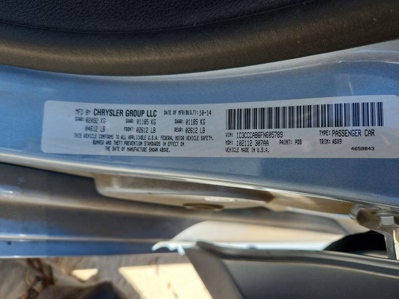 Aukcja sprzedaży 2015 Chrysler 200, vin: 1C3CCCAB6FN605789, numer aukcji: 64159536