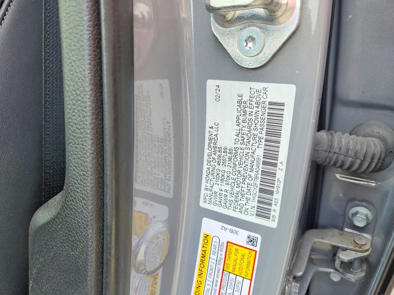 Продаж на аукціоні авто 2024 Honda Accord, vin: 1HGCY2F78RA046691, номер лоту: 66946276