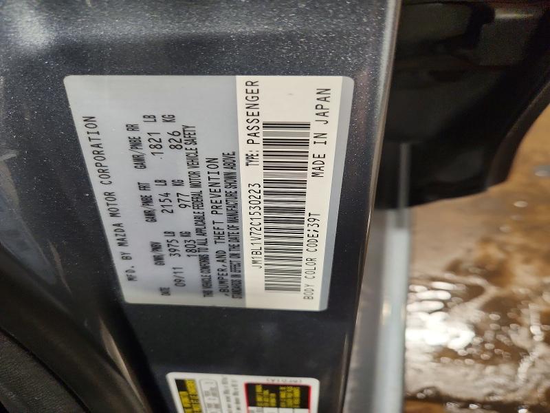 63858306 :رقم المزاد ، JM1BL1V72C1530223 vin ، 2012 Mazda 3 مزاد بيع