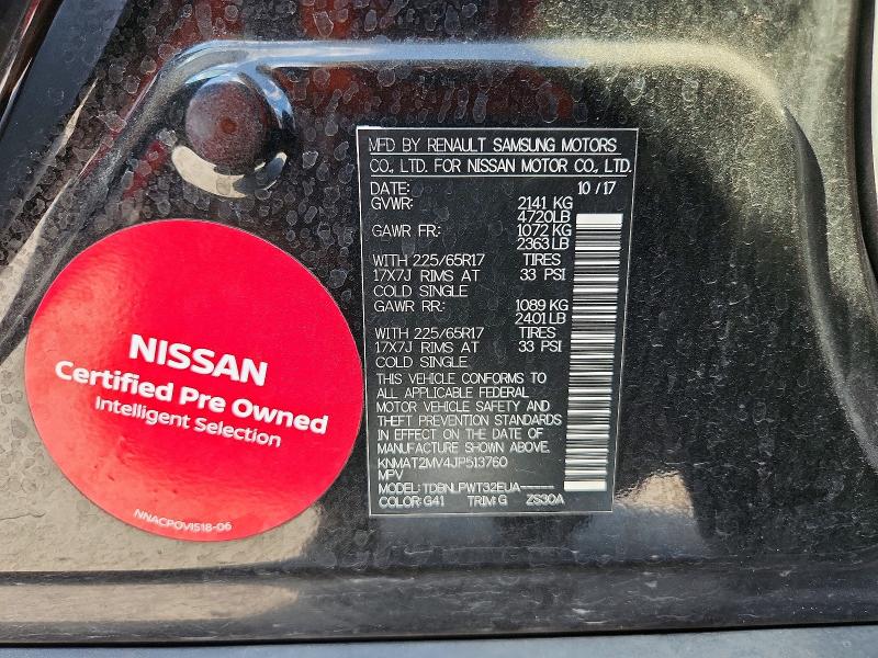 Продаж на аукціоні авто 2018 Nissan Rogue, vin: KNMAT2MV4JP513760, номер лоту: 66903096