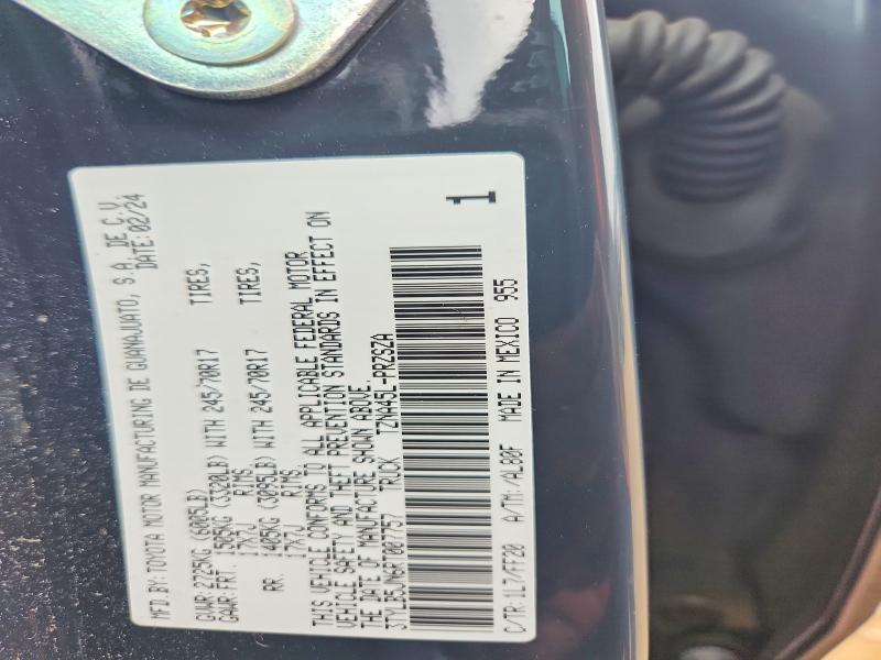 Aukcja sprzedaży 2024 Toyota Tacoma, vin: 3TYLB5JN6RT007757, numer aukcji: 63579506