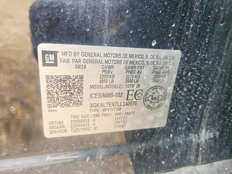 Продажа на аукционе авто 2020 Gmc Terrain, vin: 3GKALTEX7LL142070, номер лота: 64137576