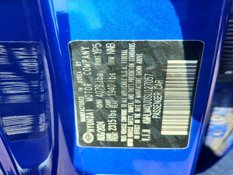 Продажа на аукционе авто 2025 Hyundai Elantra Hybrid, vin: KMHLM4DJ0SU127057, номер лота: 64568336