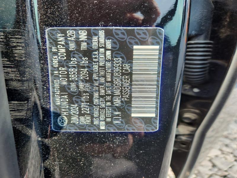 Продажа на аукционе авто 2024 Hyundai Elantra, vin: KMHLM4DG8RU836933, номер лота: 64324996