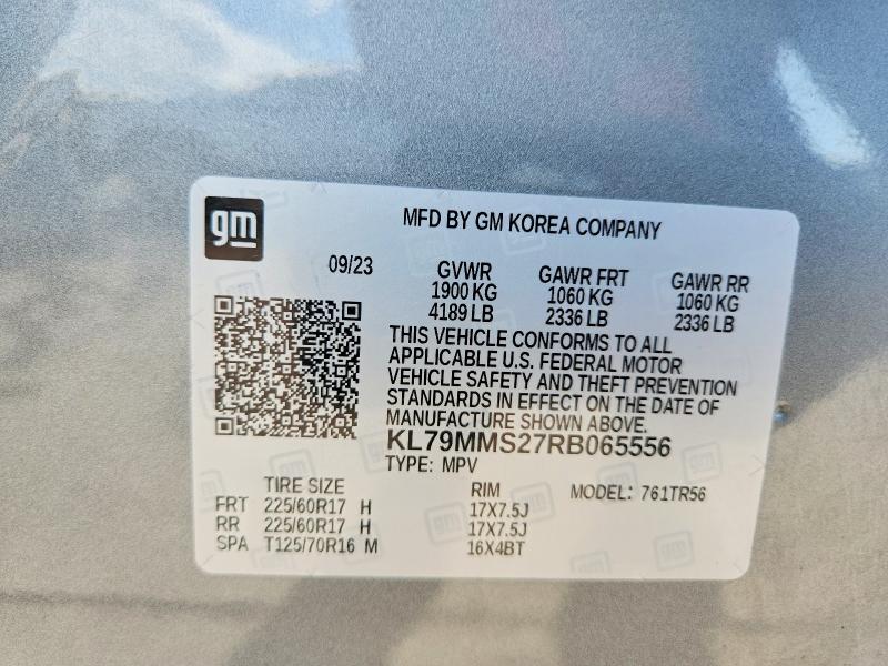 Продажа на аукционе авто 2024 Chevrolet Trailblazer, vin: KL79MMS27RB065556, номер лота: 66705676