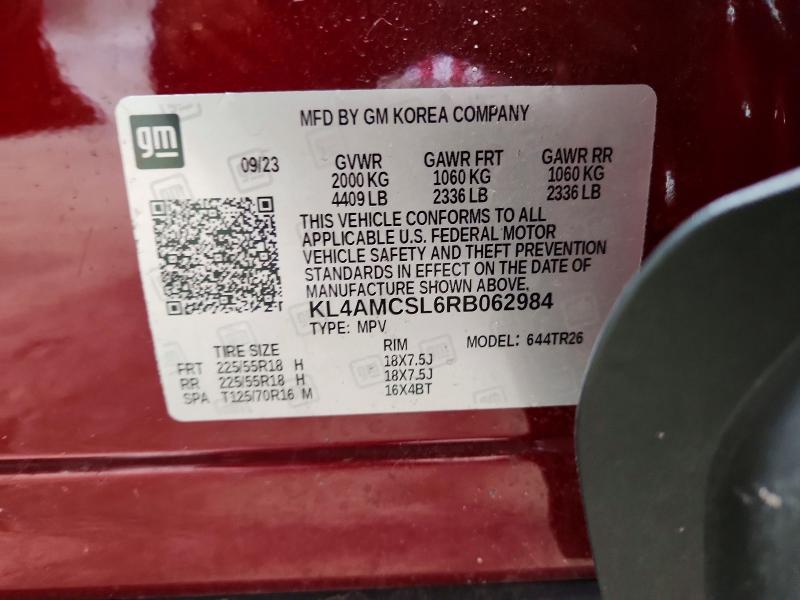 Продаж на аукціоні авто 2024 Buick Encore Gx, vin: KL4AMCSL6RB062984, номер лоту: 63937396