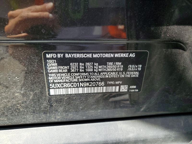 Aukcja sprzedaży 2022 Bmw X5, vin: 5UXCR6C01N9K20766, numer aukcji: 63758726