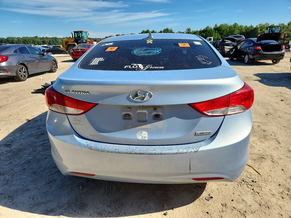 64050076 :رقم المزاد ، KMHDH4AE3CU455509 vin ، 2012 Hyundai Elantra مزاد بيع