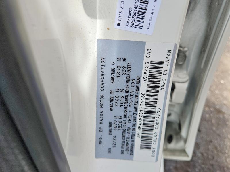 65308326 :رقم المزاد ، JM1BPAAMXS1774460 vin ، 2025 Mazda 3 مزاد بيع