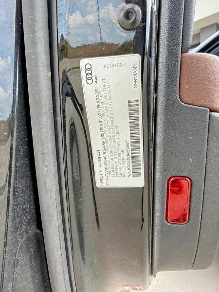 67192946 :رقم المزاد ، WAUKMAF45JA224967 vin ، 2018 Audi A4 مزاد بيع