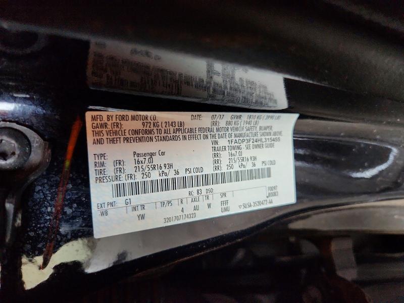 Продаж на аукціоні авто 2017 Ford Focus, vin: 1FADP3F24HL315455, номер лоту: 64947196