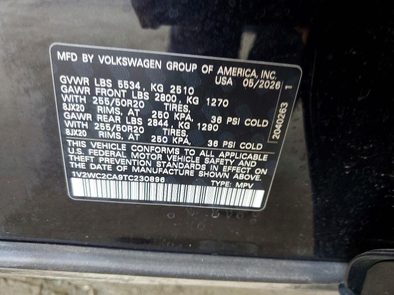 Aukcja sprzedaży 2026 Volkswagen Atlas Cross Sport, vin: 1V2WC2CA9TC230896, numer aukcji: 66460776