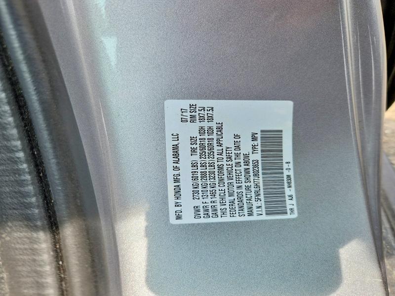 2018 Honda Odyssey მანქანა იყიდება აუქციონზე, vin: 5FNRL6H77JB023653, აუქციონის ნომერი: 64200806