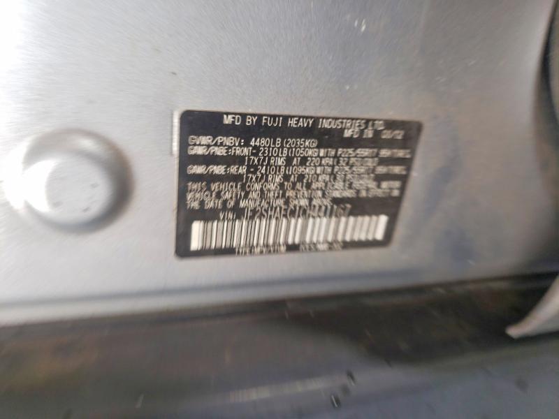 64900396 :رقم المزاد ، JF2SHAEC1CH441167 vin ، 2012 Subaru Forester مزاد بيع
