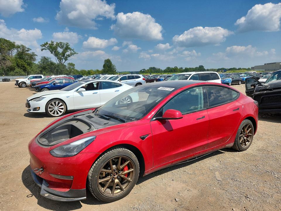 65322726 :رقم المزاد ، 5YJ3E1EC4NF202940 vin ، 2022 Tesla Model 3 مزاد بيع