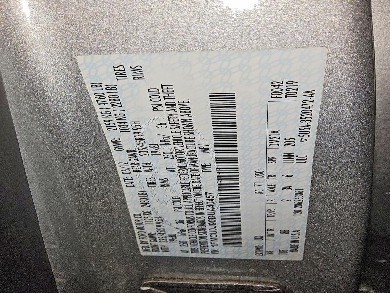 Aukcja sprzedaży 2013 Ford Escape, vin: 1FMCU0J90DUA40457, numer aukcji: 66724126