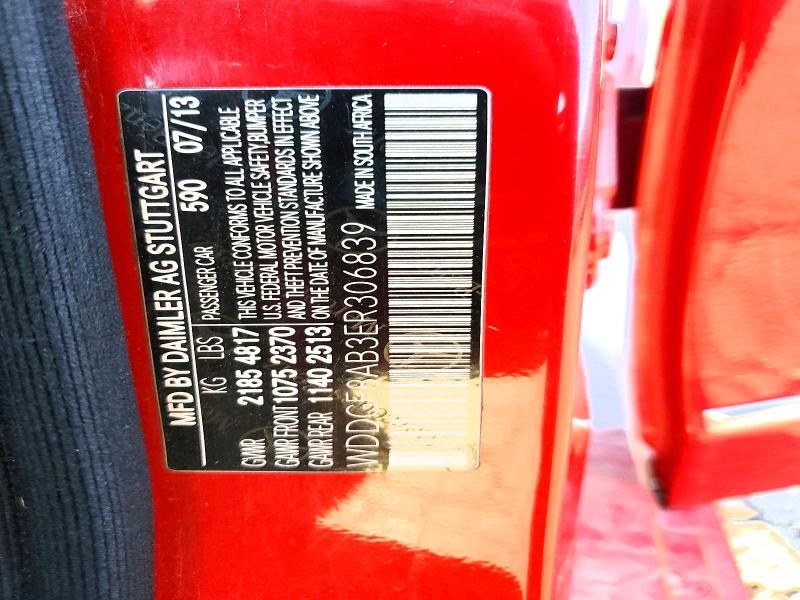 65239466 :رقم المزاد ، WDDGF8AB3ER306839 vin ، 2014 Mercedes-benz C مزاد بيع