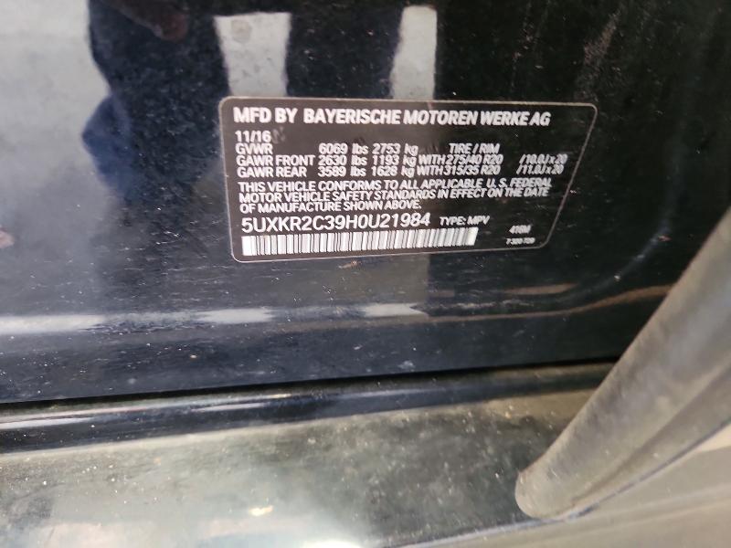 Aukcja sprzedaży 2017 Bmw X5, vin: 5UXKR2C39H0U21984, numer aukcji: 64123266